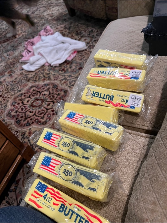 Other - Generic Salted Butter Sticks - Yellowsqueeze toy over 20 available
